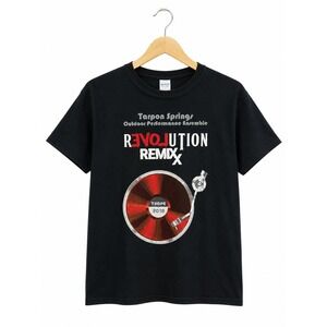 Tarpon Springs Outdoor Performance Ensemble Revolution 2019 Youth L Black Tee